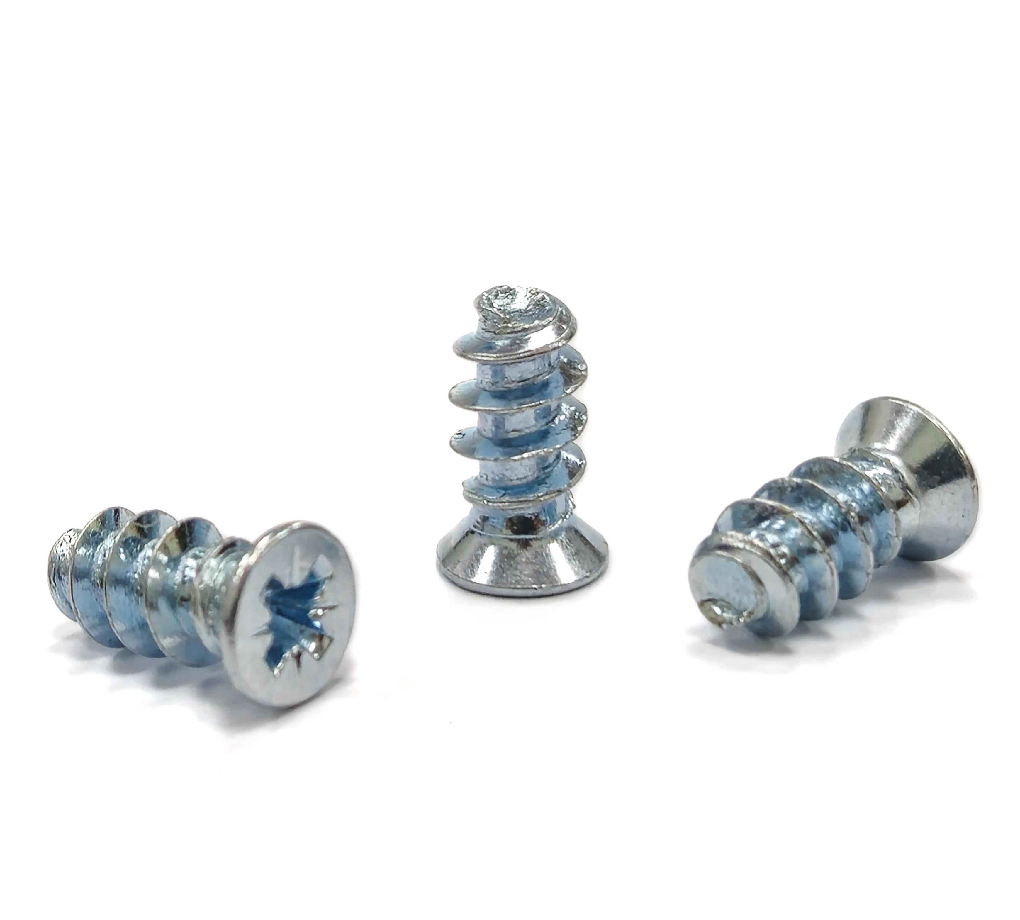 Евровинт с потайной головкой и с крестовым шлицем